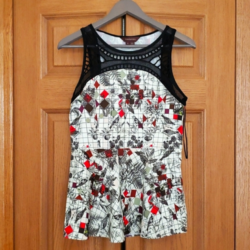 Anthropologie Ranna Gill Peplum Top